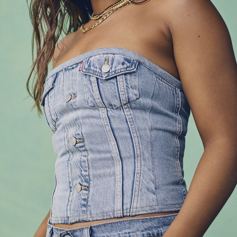 Levi's® x Naomi Osaka Trucker Bustier Top